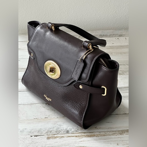 COACH Blake Satchel Oxblood
